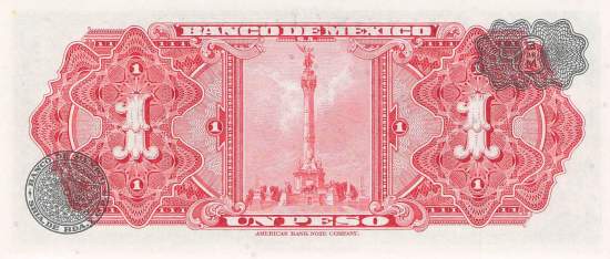 Mexiko p.59 1 Peso 1970